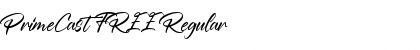Download PrimeCast FREE Regular Font Title Preview