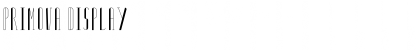 Download Primova Display Font Title Preview