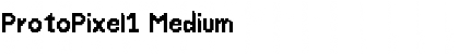Download ProtoPixel1 Medium Font Title Preview