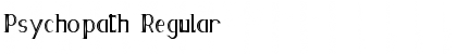 Download Psychopath Regular Font Title Preview