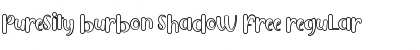 Download Puresity Burbon Shadow FREE Regular Font Title Preview