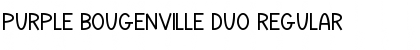 Download Purple Bougenville Duo Regular Font Title Preview