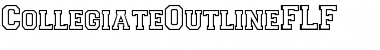 Download CollegiateOutlineFLF Regular Font Title Preview
