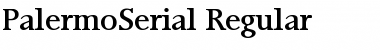 Download PalermoSerial Regular Font