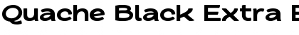 Download Quache Black Extra Expanded Font