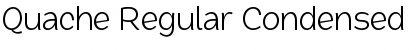 Download Quache Regular Condensed Font
