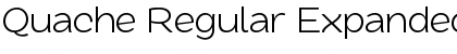 Download Quache Regular Expanded Font