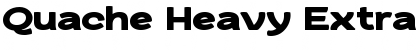 Download Quache Heavy Extra Expanded Font