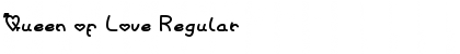 Download Queen of Love Regular Font Title Preview