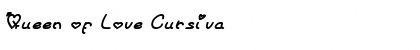 Download Queen of Love Cursiva Font Title Preview