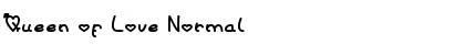 Download Queen of Love Normal Font Title Preview