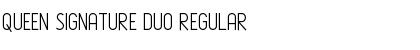 Download Queen Signature Duo Regular Font Title Preview