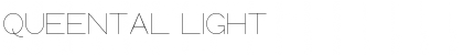 Download Queental Light Font Title Preview