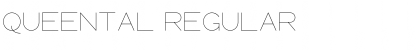 Download Queental Regular Font Title Preview