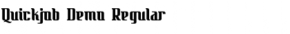 Download Quickjob Demo Regular Font Title Preview