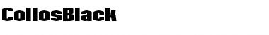 Download Collos Black Font Title Preview