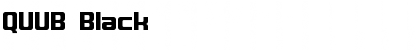 Download QUUB Black Font Title Preview
