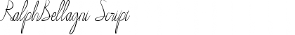 Download RalphBellagni Script Font Title Preview