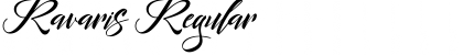 Download Ravaris Regular Font Title Preview