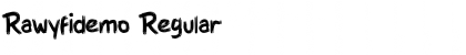 Download Rawyfidemo Regular Font Title Preview