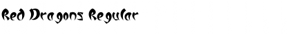 Download Red Dragons Regular Font Title Preview