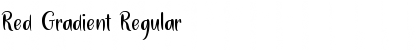 Download Red Gradient Regular Font Title Preview