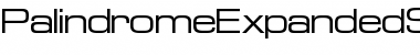 Download PalindromeExpandedSSK Regular Font Title Preview