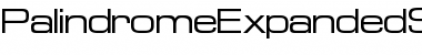 Download PalindromeExpandedSSK Regular Font Title Preview