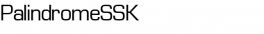 Download PalindromeSSK Regular Font Title Preview