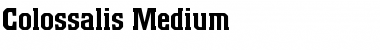 Download Colossalis BQ Medium Font Title Preview