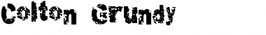 Download Colton Grundy wicked6th Font Title Preview