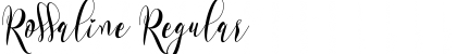 Download Rossaline Regular Font Title Preview