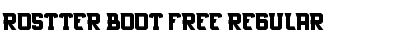 Download Rostter boot FREE Font