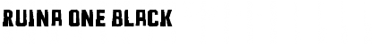 Download Ruina One Black Font Title Preview