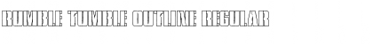 Download Rumble Tumble Outline Regular Font