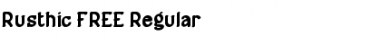Download Rusthic FREE Regular Font Title Preview
