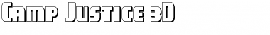 Download Camp Justice 3D Regular Font Title Preview