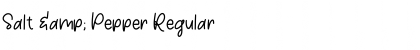 Download Salt & Pepper Regular Font Title Preview