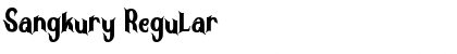 Download Sangkury Regular Font Title Preview