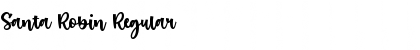 Download Santa Robin Regular Font Title Preview