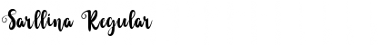 Download Sarllina Regular Font Title Preview