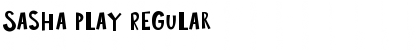 Download Sasha Play Regular Font Title Preview