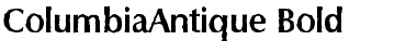 Download ColumbiaAntique Bold Font Title Preview