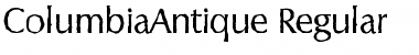 Download ColumbiaAntique Regular Font Title Preview