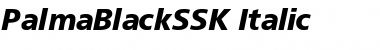 Download PalmaBlackSSK Italic Font Title Preview