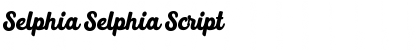 Download Selphia Selphia Script Font Title Preview