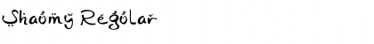Download Shaumy Regular Font Title Preview