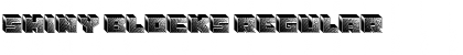 Download Shiny Blocks Regular Font Title Preview