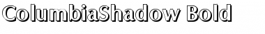 Download ColumbiaShadow Bold Font Title Preview