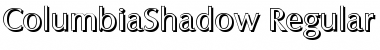Download ColumbiaShadow Regular Font Title Preview